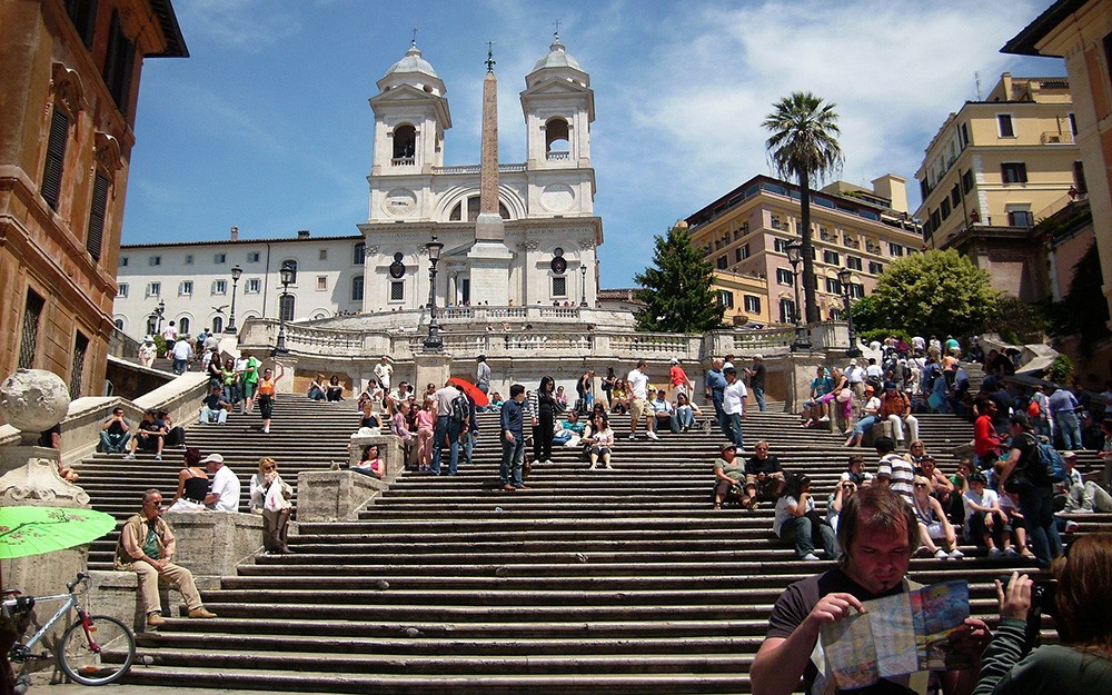 Co vidět dělat v Římě za 24 hodin - Španělské schody, Řím, Itálie